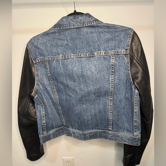 Rag & Bone Denim & Leather Jacket - Picture 9 of 9